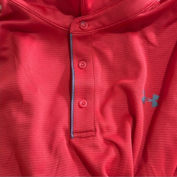 UNDERARMOUR Performance Polo Textured Heatgear Shirt 2XL - Picture 4 of 13